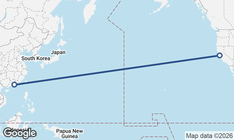 San Francisco to Shenzhen