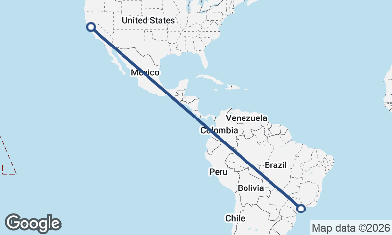 Oakland to São Paulo