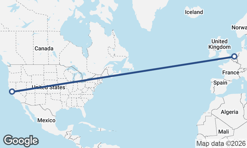 Oakland to Rotterdam