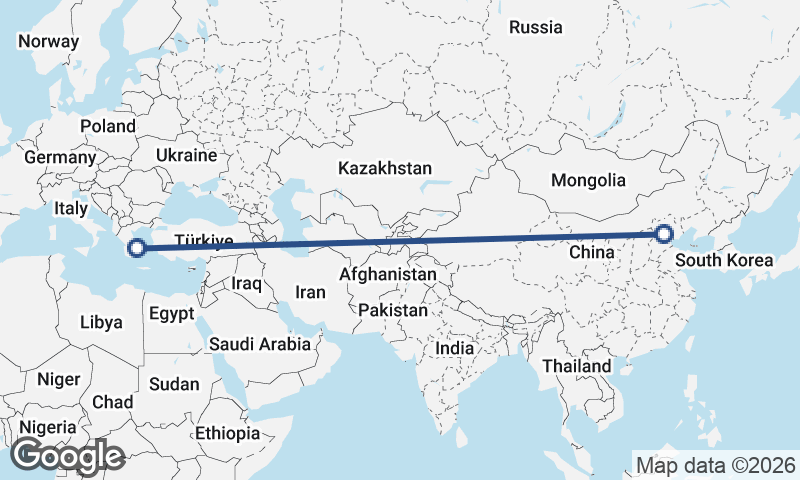 Athens to Beijing
