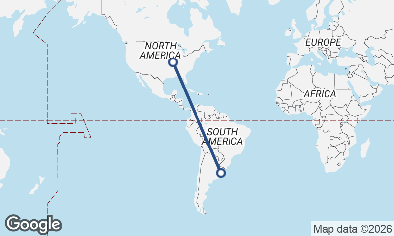 St. Louis to Montevideo