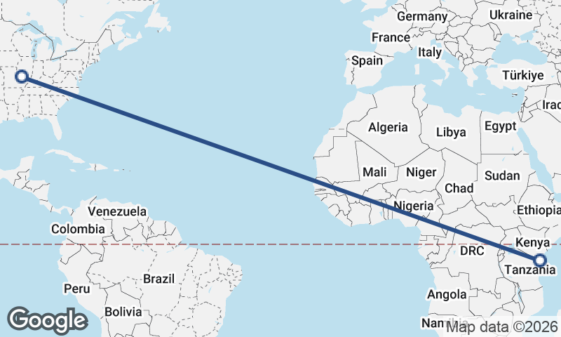 St. Louis to Mombasa