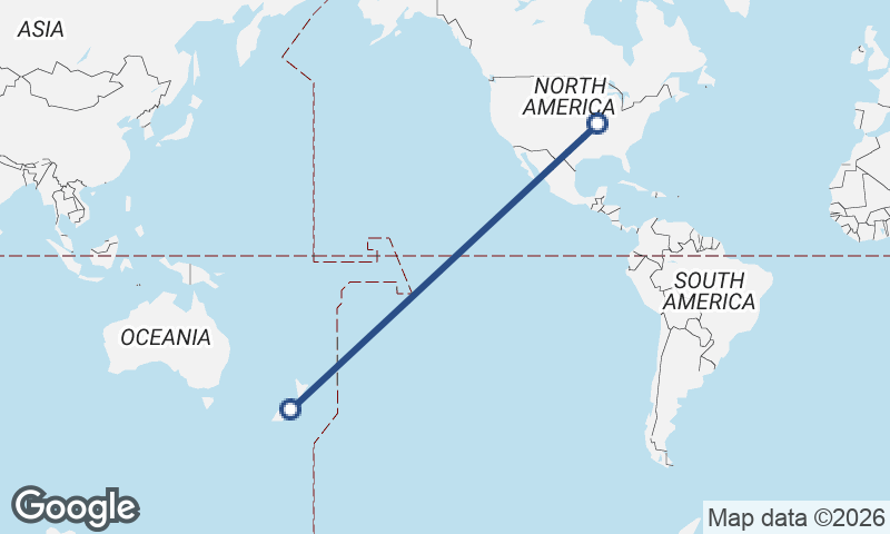 St. Louis to Christchurch
