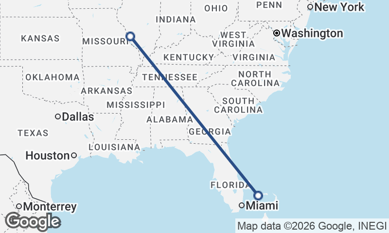 St. Louis to Freeport City