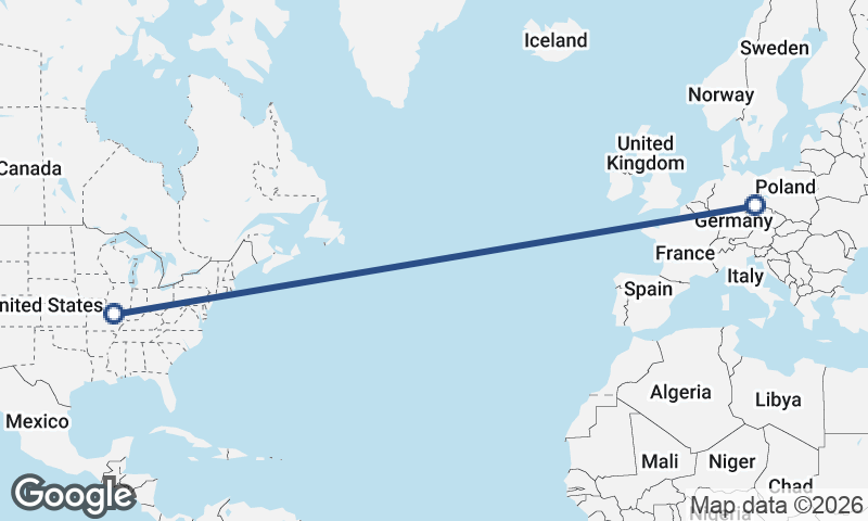 St. Louis to Dresden