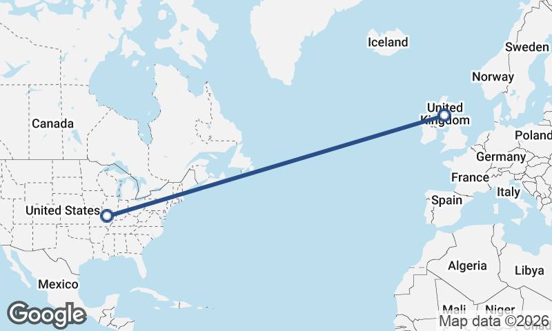 St. Louis to Glasgow