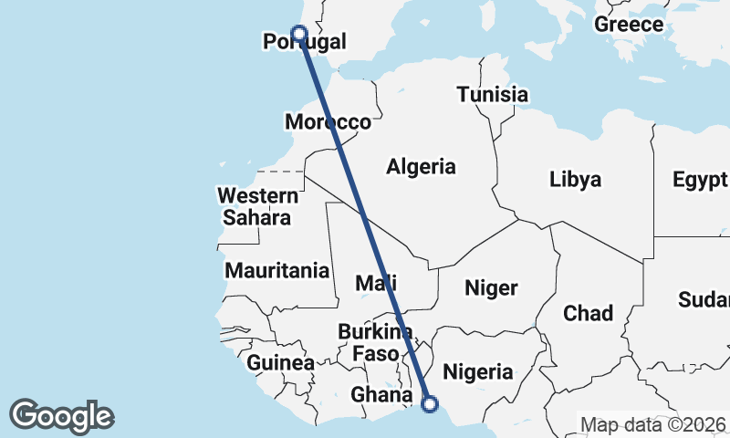Lisbon to Lagos