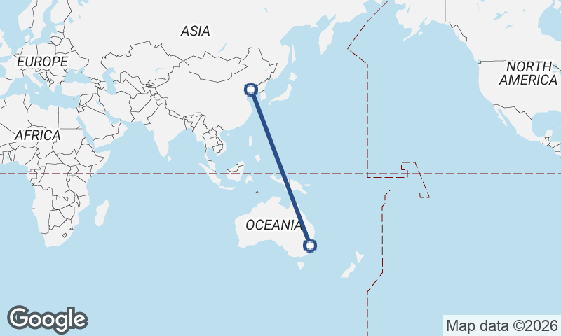 Dalian to Sydney