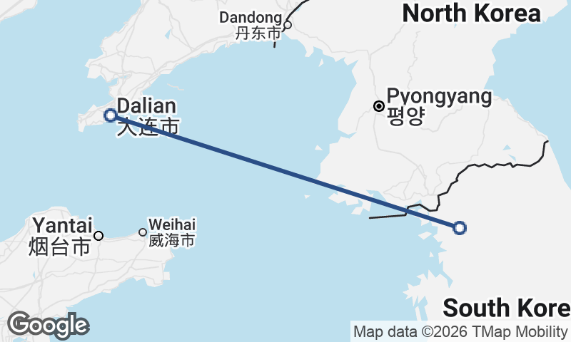 Dalian to Seoul