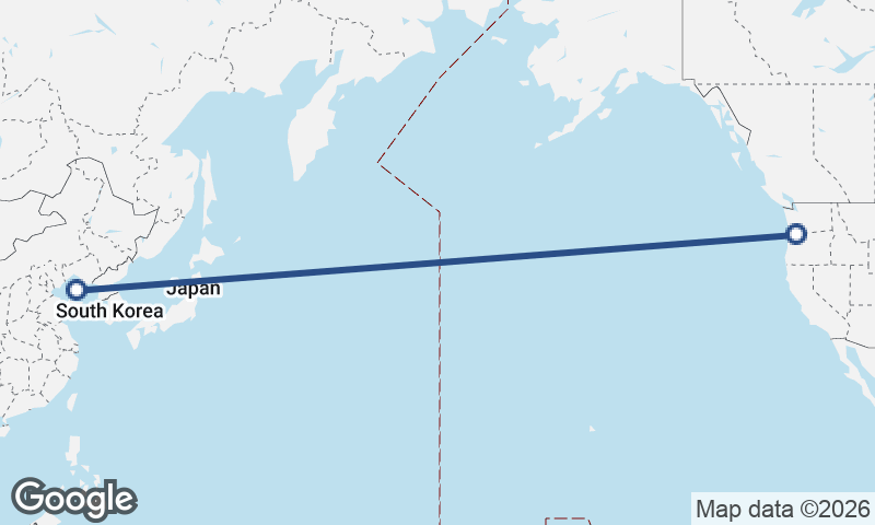 Dalian to Portland
