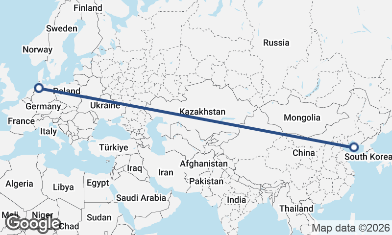 Dalian to Bremerhaven