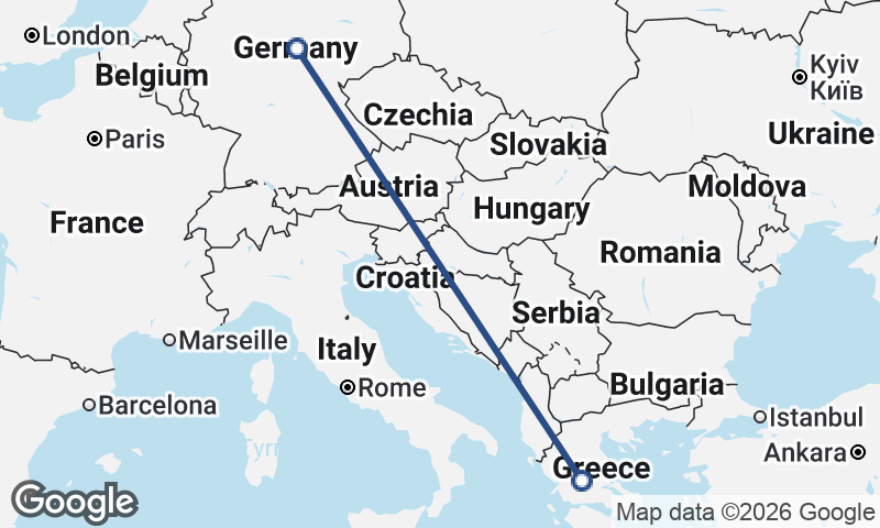 Greece to Germany