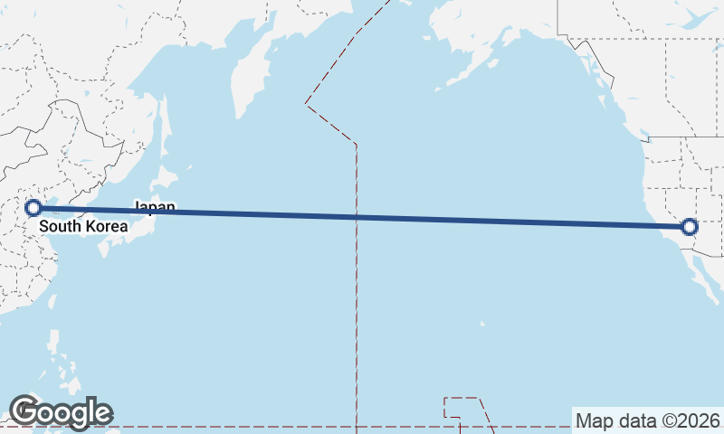 Tianjin to Las Vegas