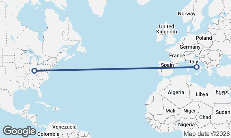 Cincinnati to Naples