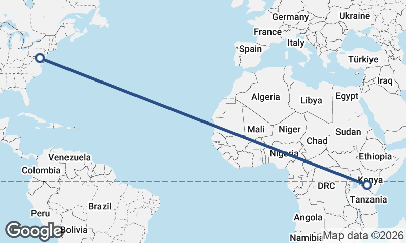 Baltimore to Nairobi