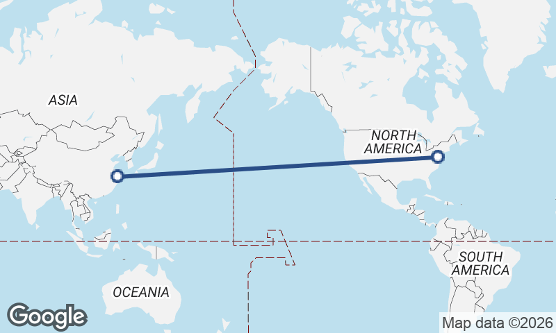 Baltimore to Shanghai