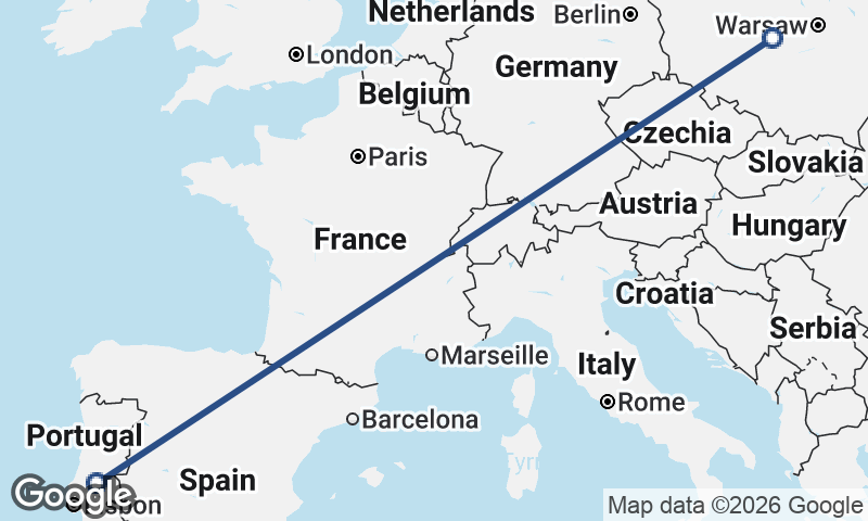 Portugal to Poland