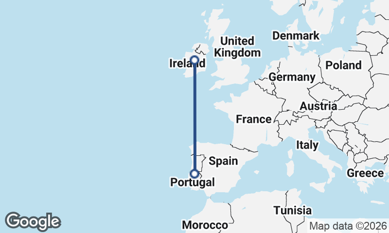Portugal to Ireland