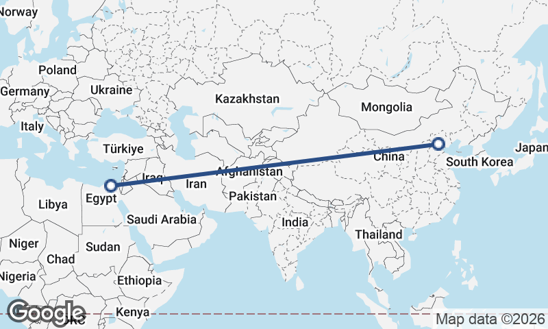 Beijing to Port Said