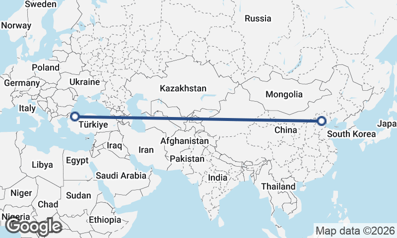 Beijing to Istanbul