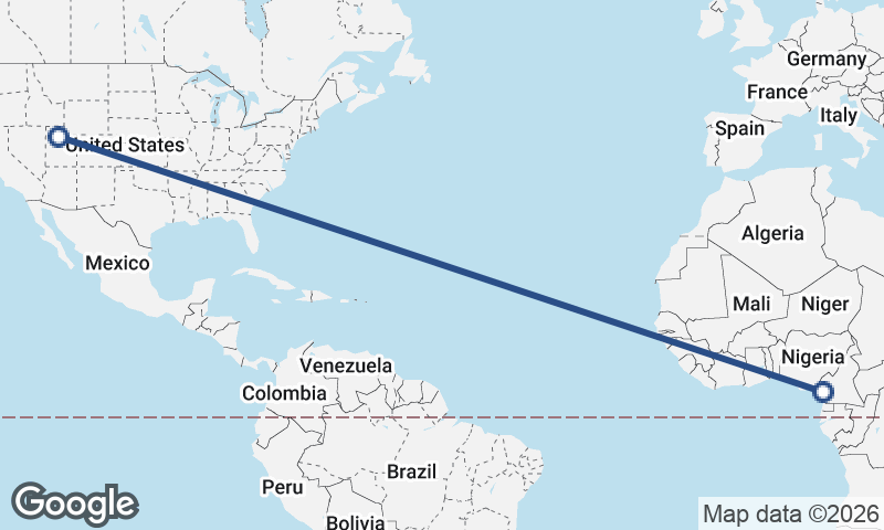 Douala to Salt Lake City