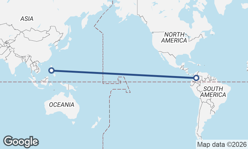 Colombia to Philippines