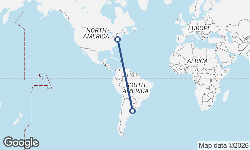 Philadelphia to Buenos Aires