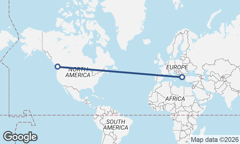 Thessaloníki to Vancouver