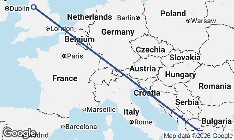 Thessaloníki to Manchester