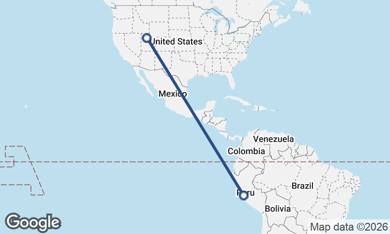 Salt Lake City to Lima