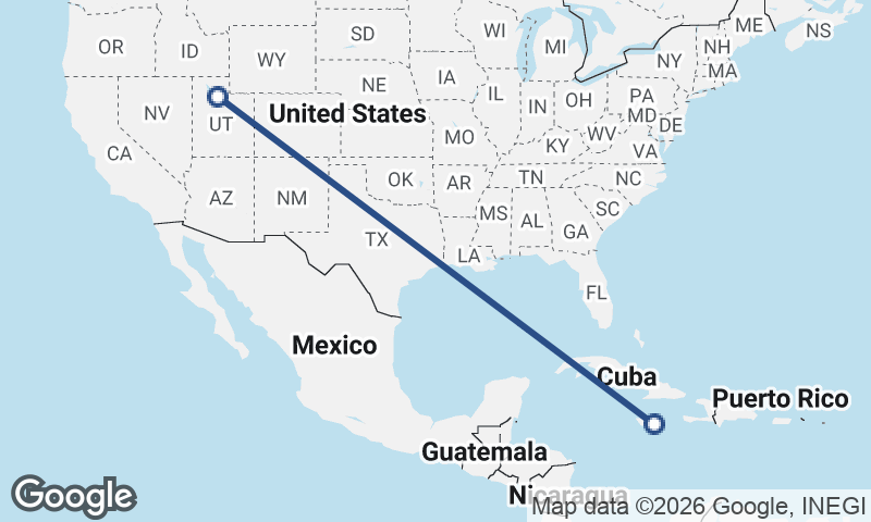 Salt Lake City to Kingston