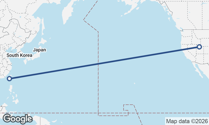 Salt Lake City to Kaohsiung