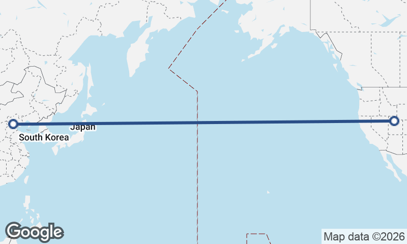 Salt Lake City to Beijing