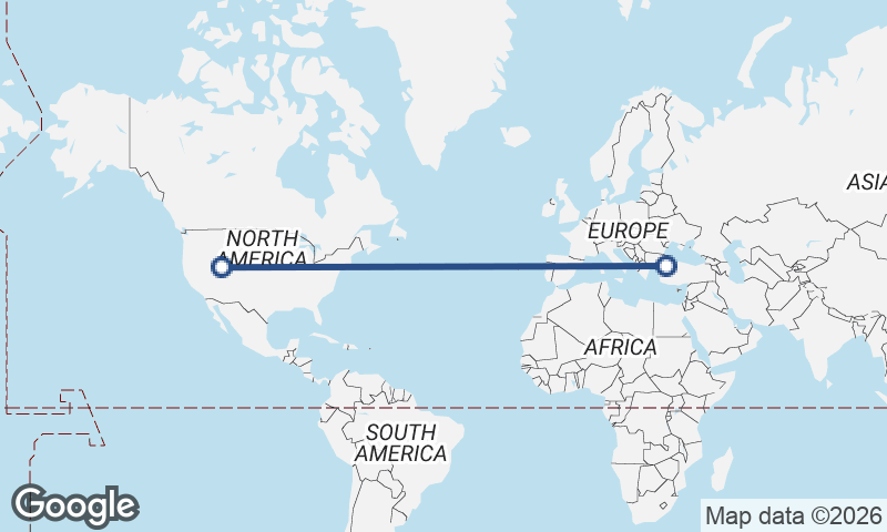 Salt Lake City to Istanbul