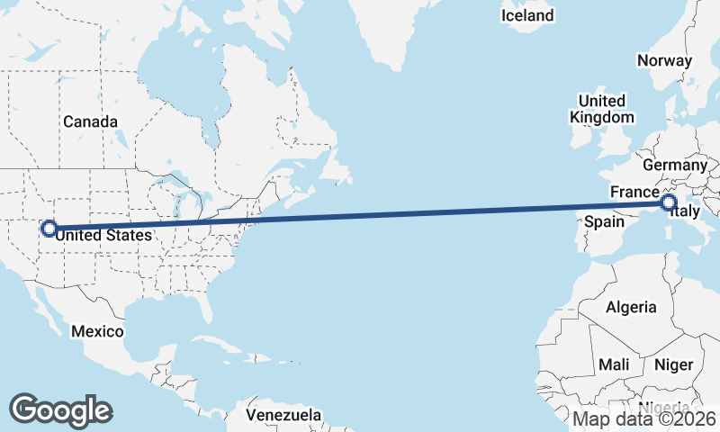 Salt Lake City to Genoa