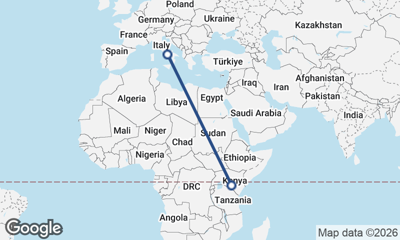 Naples to Nairobi