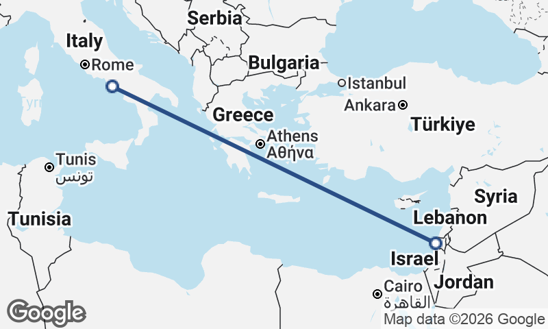 Naples to Haifa