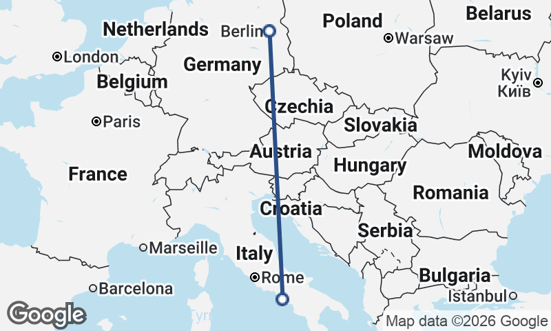 Naples to Berlin