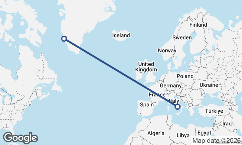 Naples to Nuuk