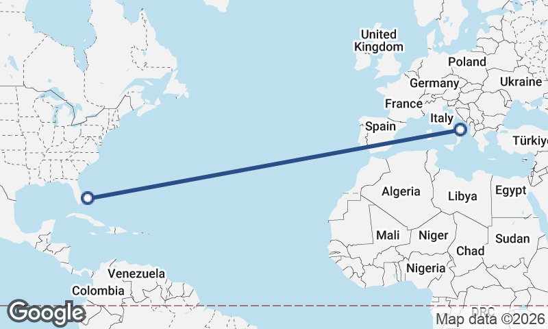 Bari to Freeport City