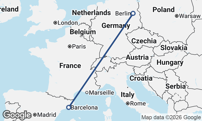 Barcelona to Berlin