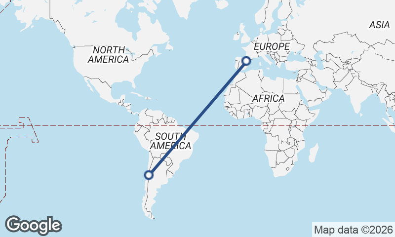 Zaragoza to Santiago