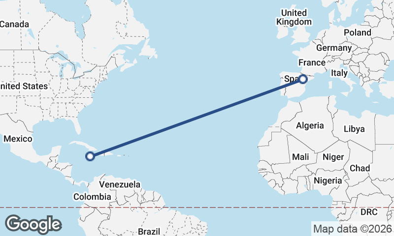 Zaragoza to Kingston