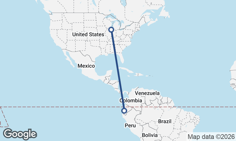 Chicago to Guayaquil