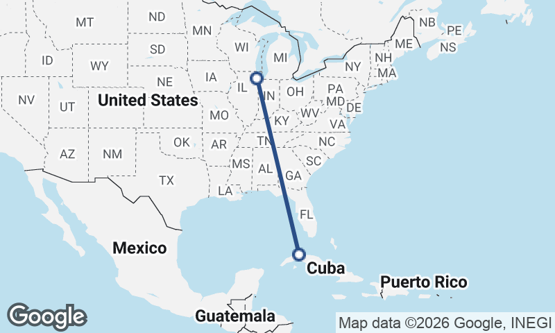 Chicago to Havana