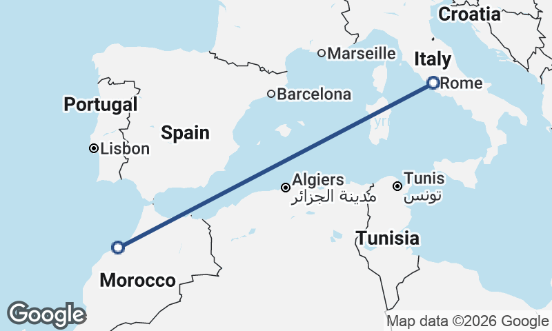Rome to Casablanca