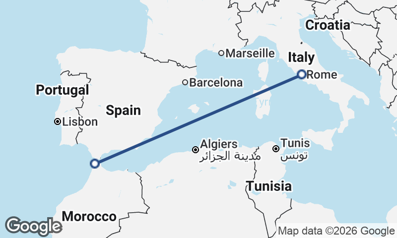 Rome to Tangier