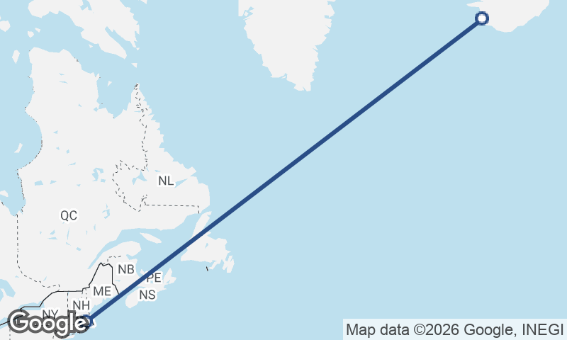 Boston to Reykjavík