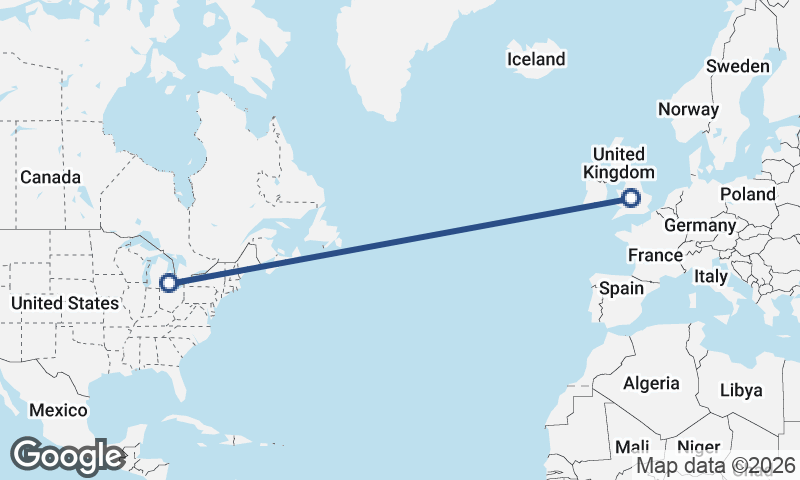 Detroit to Birmingham