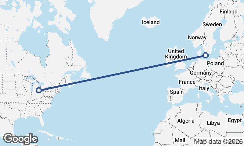 Detroit to Malmö